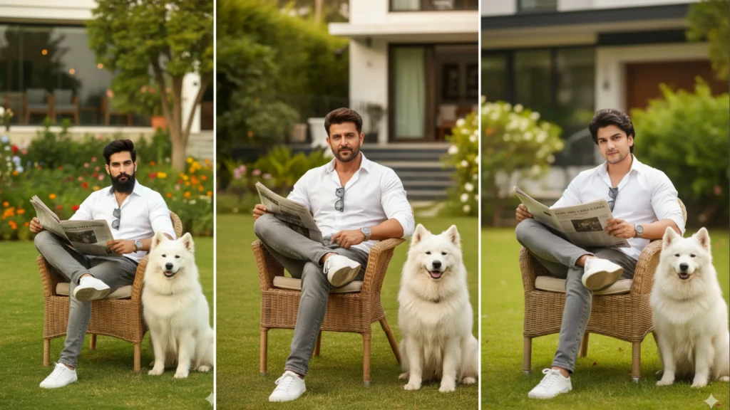 Google Gemini White Dog Trending Prompt
